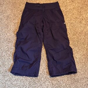 Lululemon Women's Dance Studio Navy Crops- 4